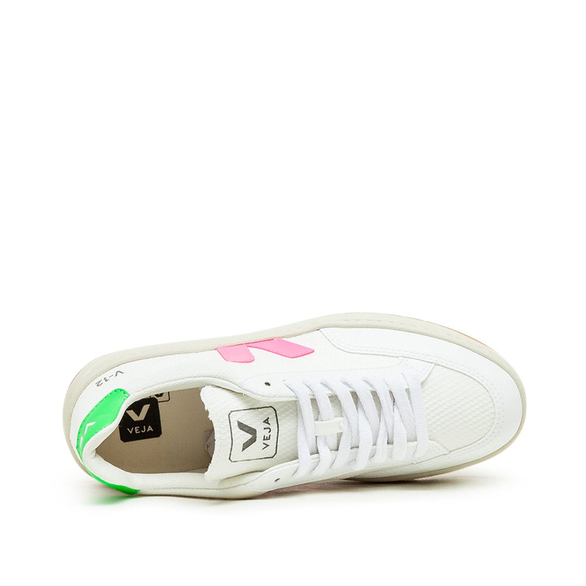 Veja WMNS V-12 B-Mesh (Weiß / Pink / Hellgrün)  - Allike Store