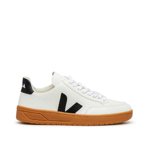 Veja WMNS V-12 Chromefree Leather (Weiß / Schwarz / Gum)  - Allike Store