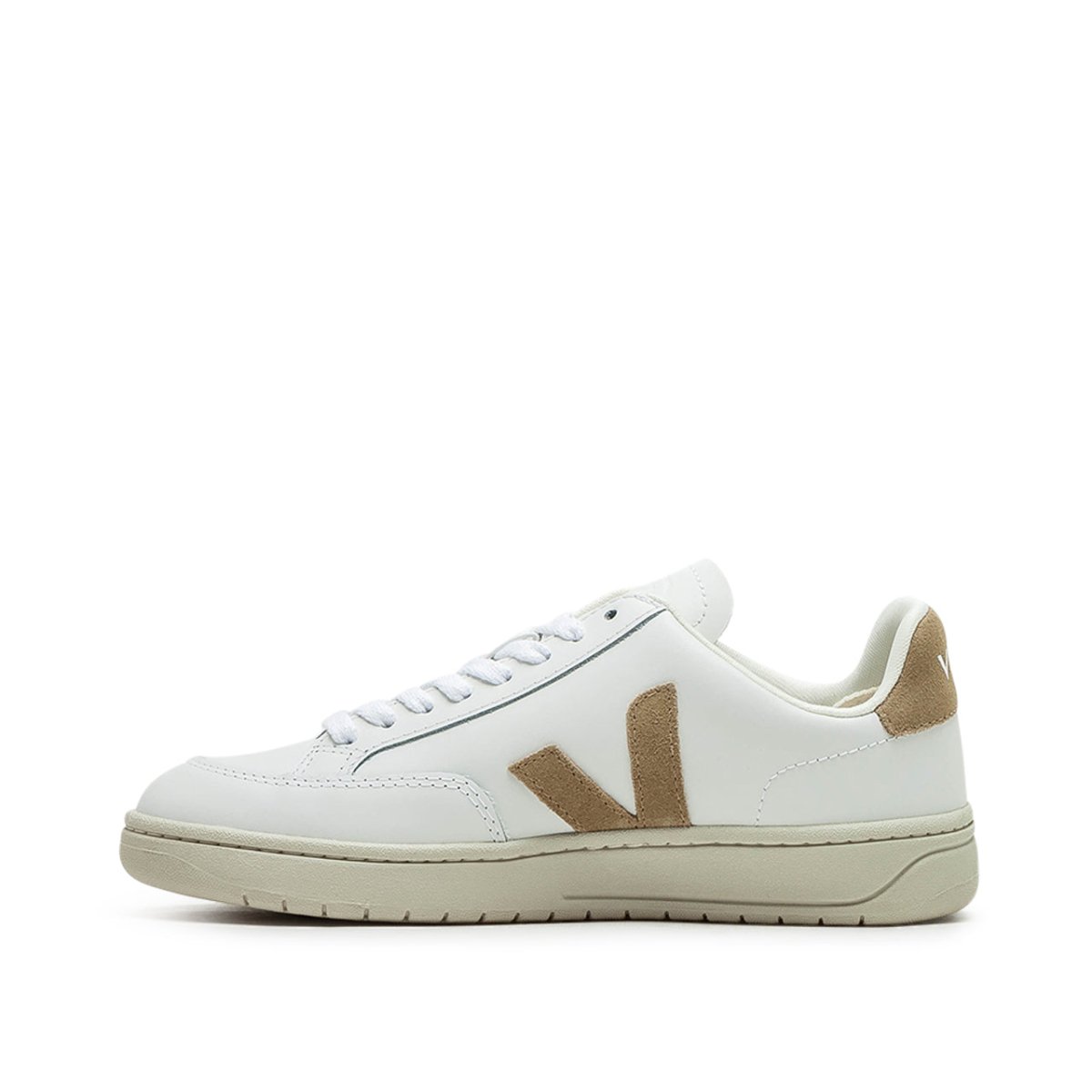 Veja WMNS V-12 Leather (Weiß / Beige)  - Allike Store