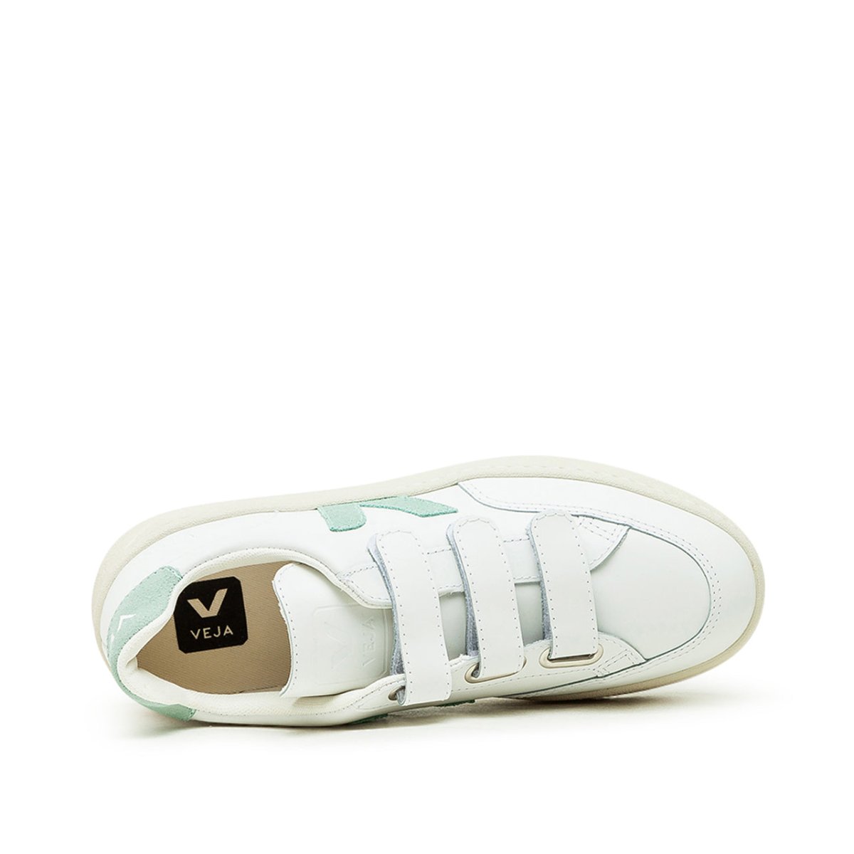 Veja WMNS V-Lock Leather (Weiß / Mint)  - Allike Store