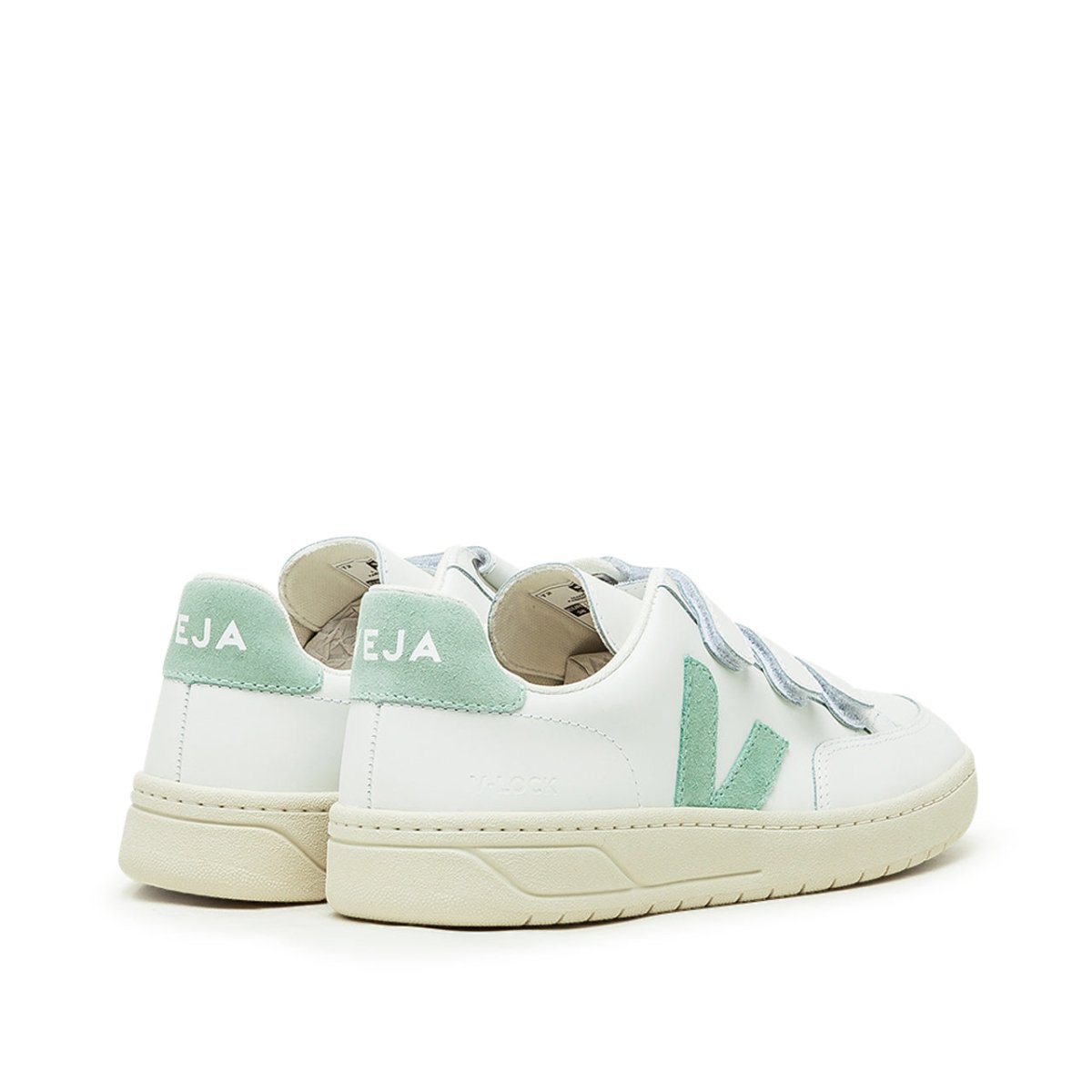 Veja WMNS V-Lock Leather (Weiß / Mint)  - Allike Store