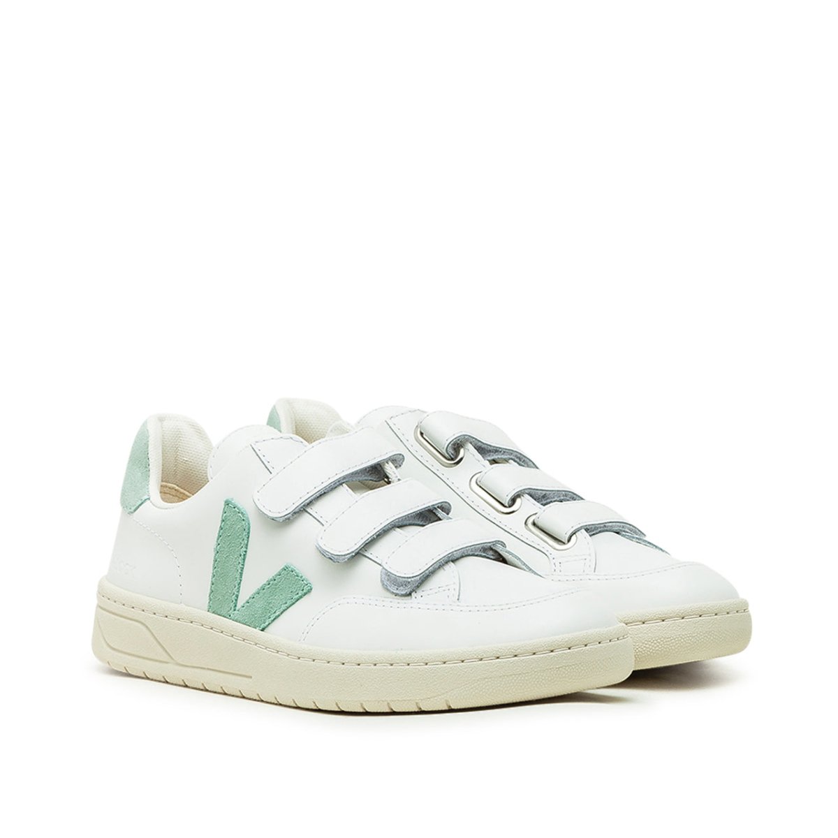 Veja WMNS V-Lock Leather (Weiß / Mint)  - Allike Store