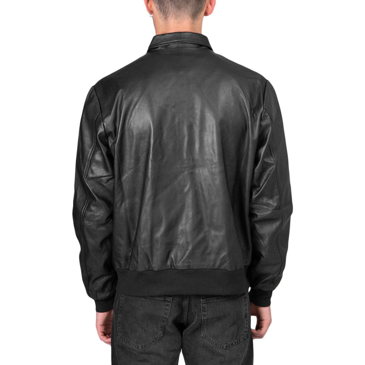 Very Famous Leather Jacket (Schwarz)  - Allike Store