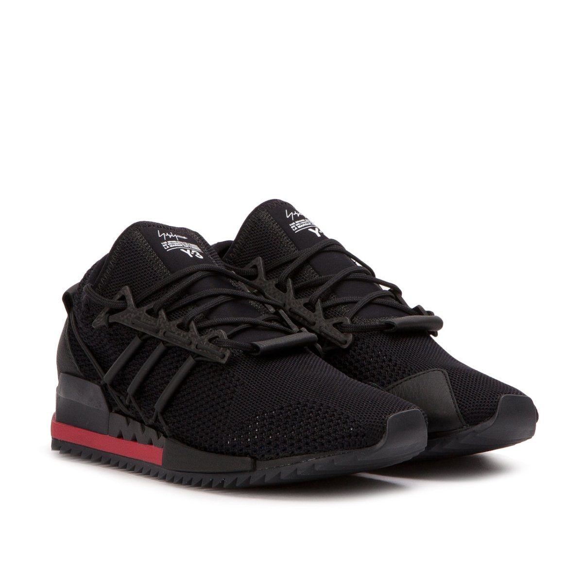 Y-3 Harigane (Schwarz / Weiß / Rot)  - Allike Store