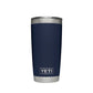 Yeti Rambler 20oz (591ml) Becher (Navy)  - Allike Store