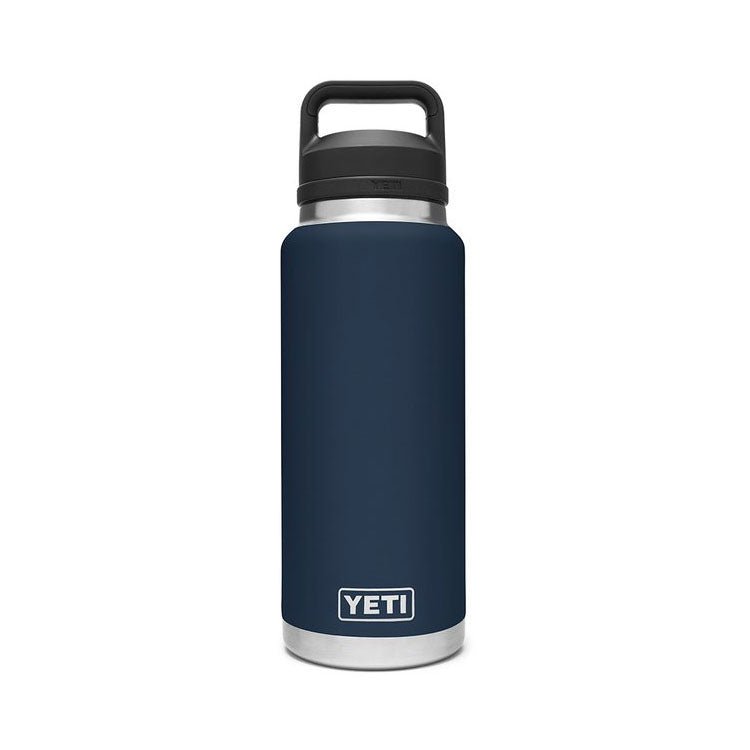 Yeti Rambler 36oz (1065ml) Flasche mit Chug Cap (Navy)  - Allike Store