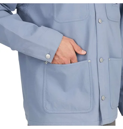 Carhartt WIP Suede Michigan Coat (Hellblau)