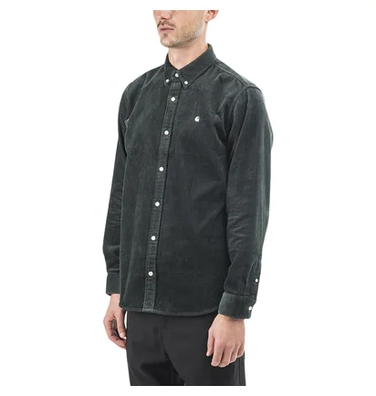 Carhartt WIP Madison Cord Shirt (Dunkelgrün)