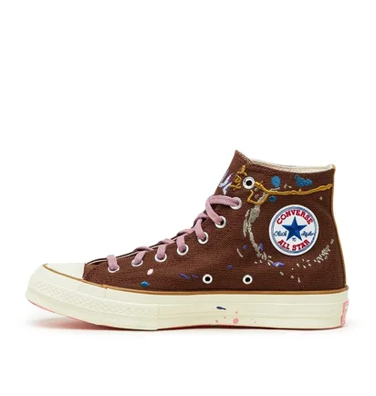 Converse x Bandulu Chuck 70 High (Braun / Weiß / Pink)
