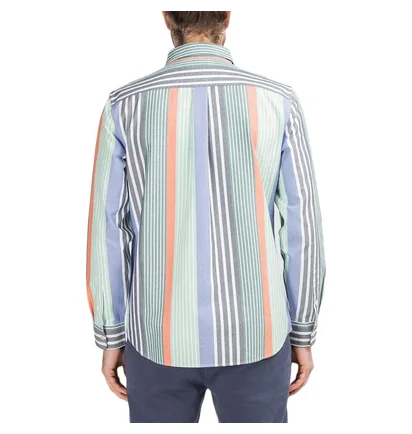 Aimé Leon Dore Thin Stripe Oxford Shirt (Multi)