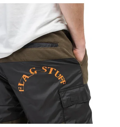 Flagstuff Fleece Pants (Olive / Schwarz)