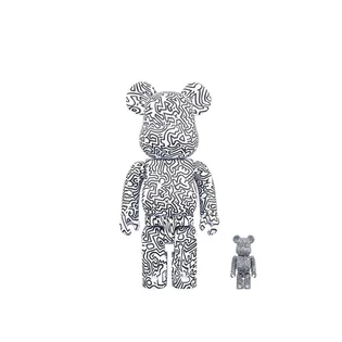 Medicom 100% + 400% Keith Haring #4 Be@rbrick Toy