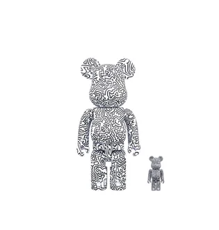 Medicom 100% + 400% Keith Haring #4 Be@rbrick Toy
