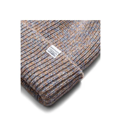 Norse Projects Beanie (Orange / Blau)