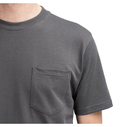 Norse Projects Johannes Pocket Tee (Dunkelgrau)