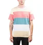 Aimé Leon Dore Striped Ribbed Collar Tee (Creme)