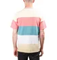Aimé Leon Dore Striped Ribbed Collar Tee (Creme)