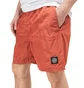 Stone Island Nylon Metal Patch Logo Swim Shorts (Orange)
