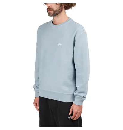 Stüssy Stock Logo Crew (Grau)