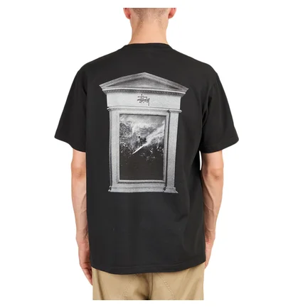 Stüssy Surf Tomb Pigment Dyed Tee (Schwarz)