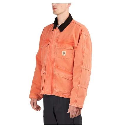 Stüssy Washed Canvas Shop Jacket (Orange)