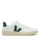 Veja V-12 Leather (Weiß / Grün)