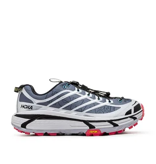 HOKA Mafate Three2 Wordmark (Grau / Rot)