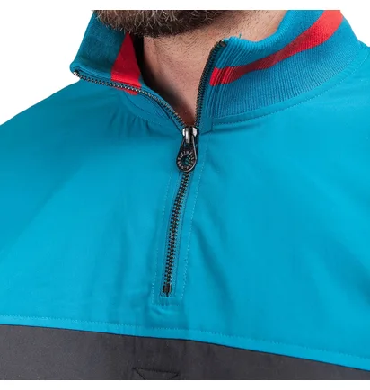 Aimé Leon Dore Nylon Quarter Zip Pullover (Türkis)