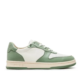 Clae Malone Menta Leather Off-White (Oliv / Weiss)
