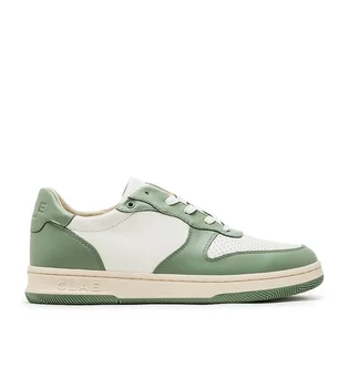Clae Malone Menta Leather Off-White (Oliv / Weiss)