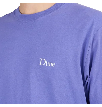 Dime Classic Small Logo T-shirt (Iris)