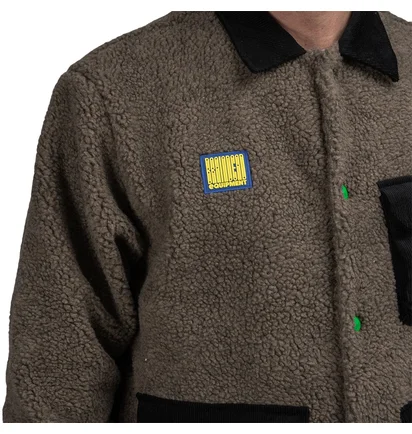 Brain Dead Sherpa Chore Coat (Braun / Schwarz)