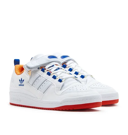 adidas x Superfly Forum Low (Weiß / Blau)