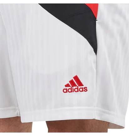 adidas Camisa CR Flamengo Icon Shorts (Weiß / Rot)
