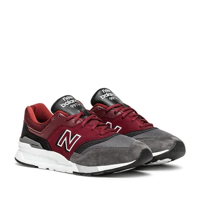New Balance CM997 HEL (Grau / Rot)