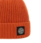 Stone Island Geelong Wool Patch Beanie (Orange)
