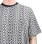 Stüssy Check Crew Tee (Schwarz / Weiß)