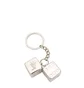 Stüssy Metal Dice Keychain (Silber)