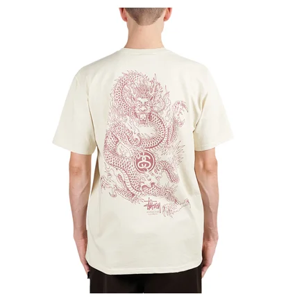 Stüssy Dragon Tee (Beige / Rot)