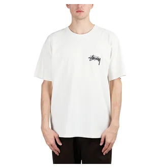 Stüssy How We'Re Livin' Pigment Dyed Tee (Weiß / Schwarz)