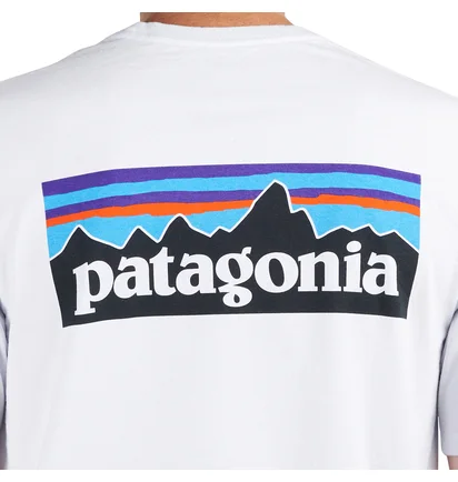 Patagonia P-6 Logo Responsibili-Tee (Weiß)