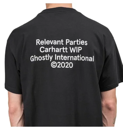 Carhartt WIP x Relevant Parties Ghostly T-Shirt (Schwarz)