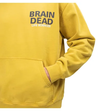 Brain Dead Break Through Hoodie (Gelb)