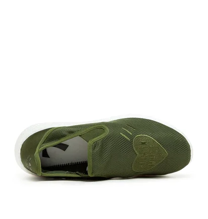adidas x Human Made Pure Slip-On (Olive / Weiß)