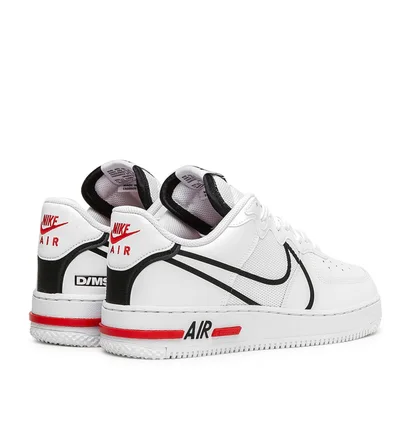 Nike Air Force 1 React (Weiss / Rot)