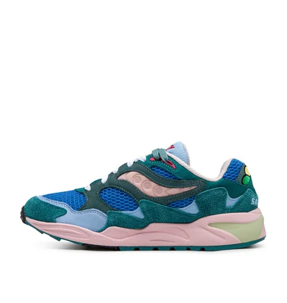 Saucony x JaeTips Grid Shadow 2 (Blau / Multi)