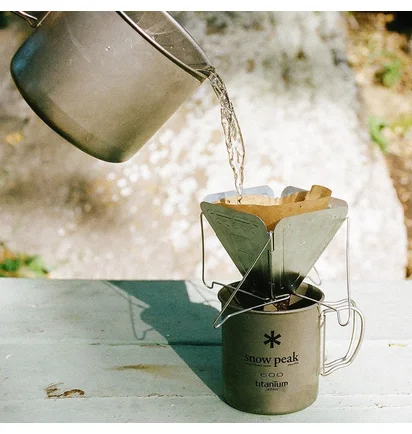 Snow Peak Collapsible Coffee Dripper (Silber)