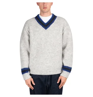 Stüssy Mohair Tennis Sweater (Grau / Blau)