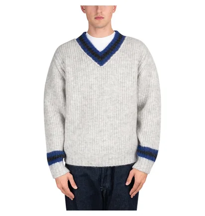Stüssy Mohair Tennis Sweater (Grau / Blau)