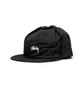 Stüssy Stock Ear Flap Camp Cap (Schwarz)